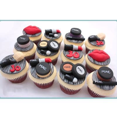 Envio de Regalos Cupcakes de Maquillaje MAC | Torta mac | Tortas de maquillaje | Torta para chicas | Tortas - Whatsapp: 980660044