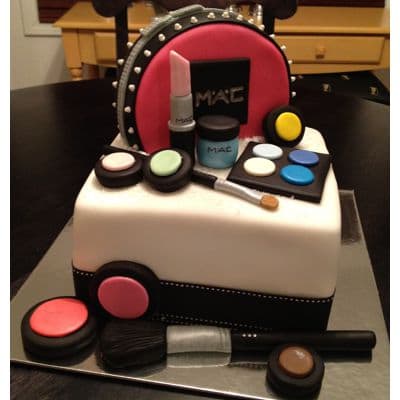 Torta Maquillaje con Cartera MAC | Torta mac | Tortas de maquillaje | Torta para chicas | Tortas 