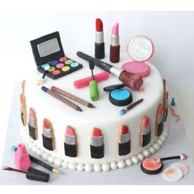 Torta de tematica MAC | Torta mac | Tortas de maquillaje | Torta para chicas | Tortas 