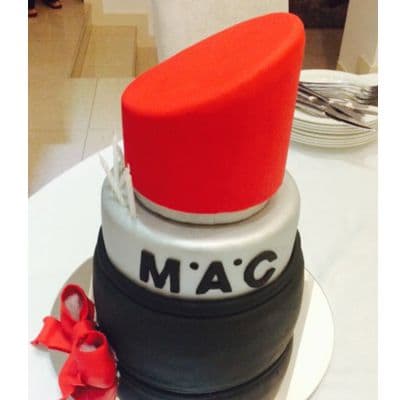 torta del Tema MAC | Torta mac | Tortas de maquillaje | Torta para chicas | Tortas 