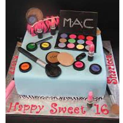 Pastel Maquillaje Tematico MAC | Torta mac | Tortas de maquillaje | Torta para chicas | Tortas 