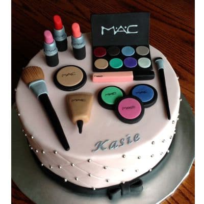 Tortas Polvos MAC | Torta mac | Tortas de maquillaje | Torta para chicas | Tortas - Whatsapp: 980660044