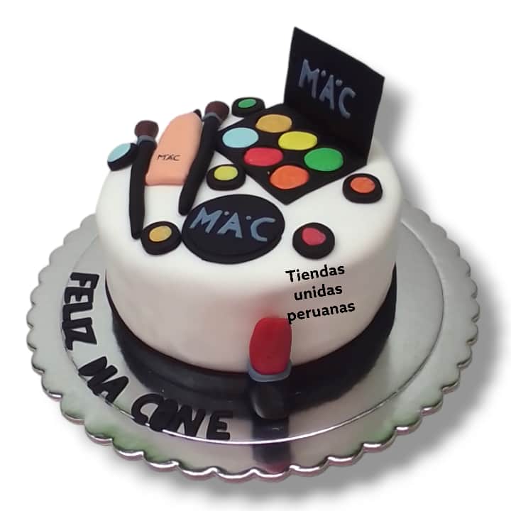 Torta Maquillaje y Polvos MAC | Torta mac | Tortas de maquillaje | Torta para chicas | Tortas - Whatsapp: 980660044