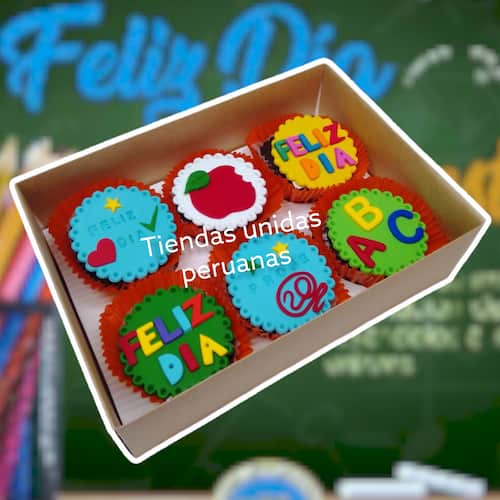 Cupcakes para dia del maestro 