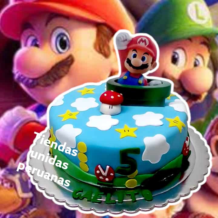 tortas de mario bros | Torta tematica Mario Bros - Cod:MBK02