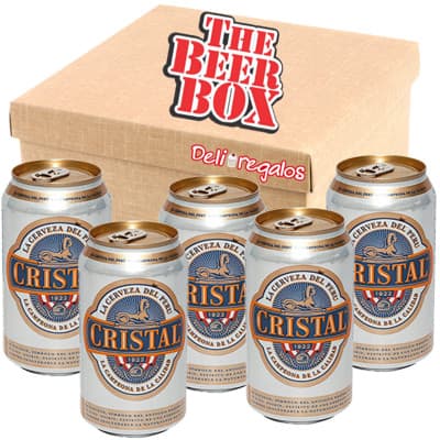 Canasta de cerveza para regalo | Pack Cristal - Whatsapp: 980660044
