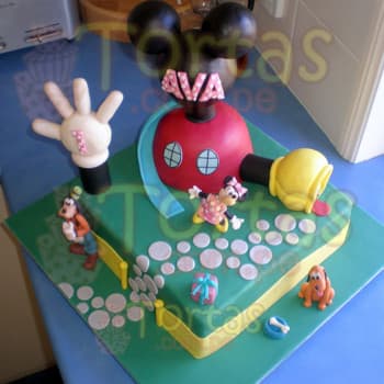 Torta Casa de Mickey mouse | Tortas De Mickey Mouse - Whatsapp: 980660044