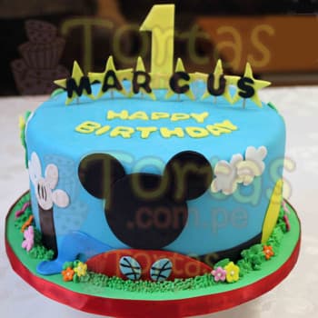 Torta Mickey Mouse para niños delivery lima - Cod:MCK04