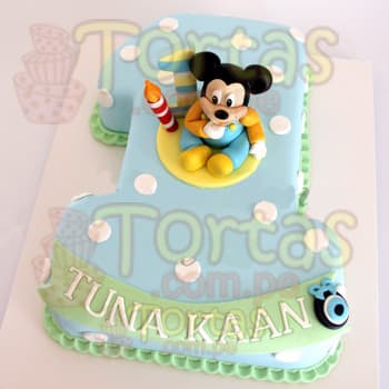 Torta Mickey Bebe  | Tortas De Mickey Mouse - Whatsapp: 980660044