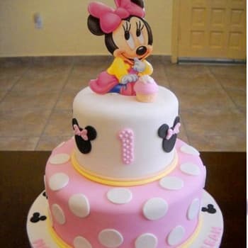 Torta Minnie Baby | Tortas De Minnie Mouse - Cod:MCK12