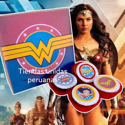 Envio de Regalos Cupcakes Mujer Maravilla - Whatsapp: 980660044
