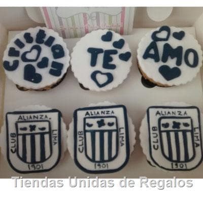 Envio de Regalos Cupcakes Alianza Lima | Regalos Cumpleaños delivery | Cupcake - Whatsapp: 980660044