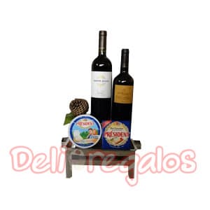 Canasta de Vinos | Canasta para regalo con Cava y Parilla - Whatsapp: 980660044