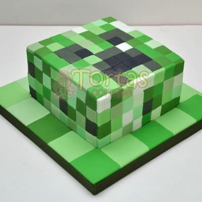 Torta con tematica MineCraft | Tortas Minecraf | Tortas | Torta Minecraft 