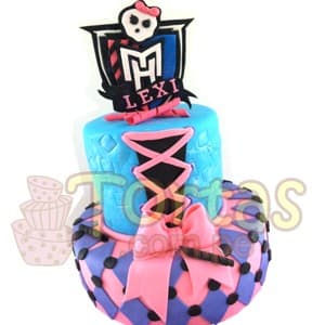 Torta con tema Monster High  | Tortas Monster High - Whatsapp: 980660044