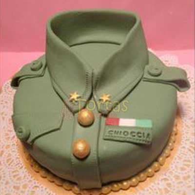 Torta Uniforme Ejercito | Torta uniforme militar - Cod:MIL03