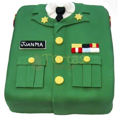 Torta de Militar | Army cake | Torta militar | Tortas para hombres - Cod:MIL13