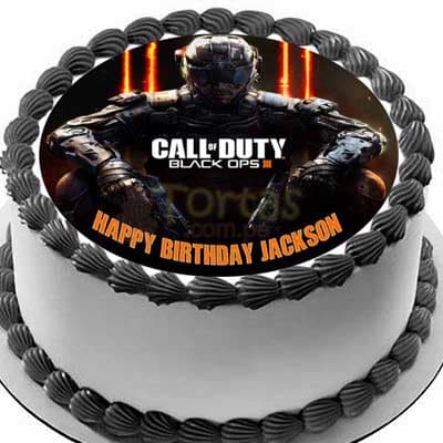 FotoTorta Call of Duty black ops 3 | Call of Duty Black Ops Cake - Whatsapp: 980660044