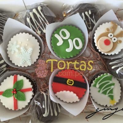 Envio de Regalos Cupcakes con tema Navidad | Cupcakes para Navidad - Whatsapp: 980660044