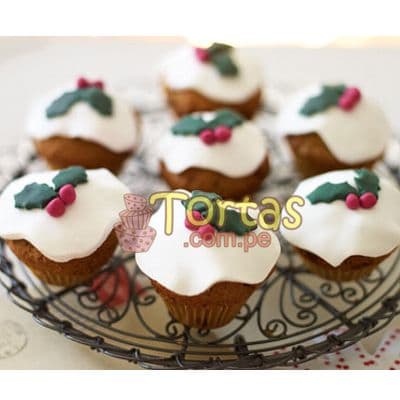 Cupcakes con tematica Navidad | Cupcakes para Navidad - Whatsapp: 980660044