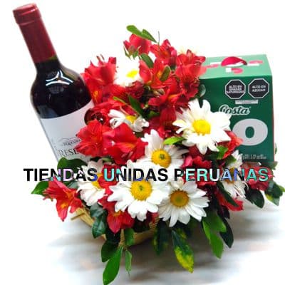 Envio de Regalos Arreglos Florales Navidad | Canasta Navideña - Whatsapp: 980660044