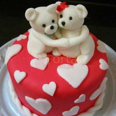 Torta Ositos Cariñosos de amor | Pasteles | Pasteles de amor | Torta de amor - Whatsapp: 980660044