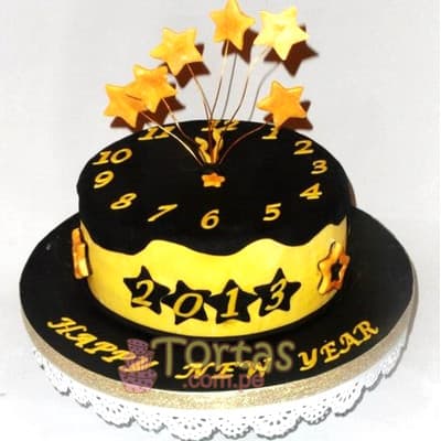 Torta de Año Nuevo  | Pastel año nuevo | Tarta de año nuevo - Whatsapp: 980660044