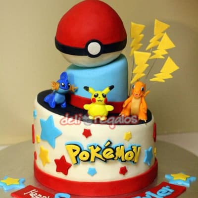 Torta Pokemon con Pokebola | Tortas de Pokemon - Whatsapp: 980660044
