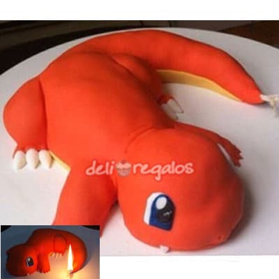 Torta Charmander | Tortas de Pokemon - Cod:PKG05