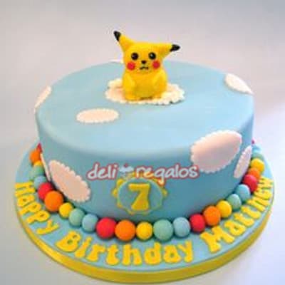 Torta Picachu | Tortas de Pokemon - Cod:PKG08