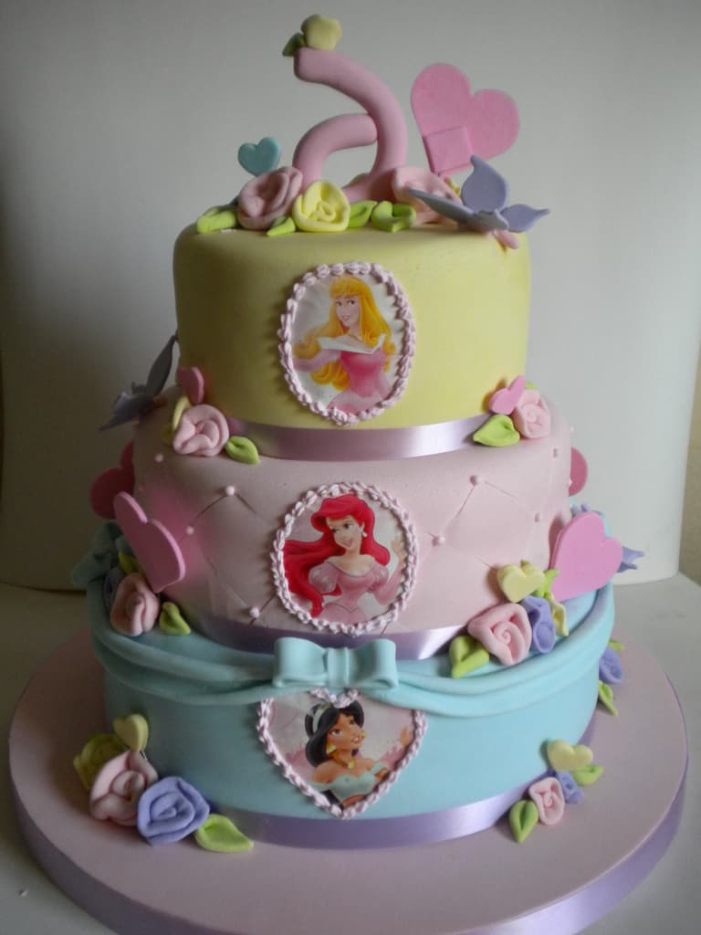 Pastel Princesas Disney | Imágenes de Torta de Princesas - Whatsapp: 980660044