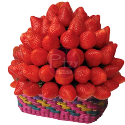 Cestas de Chocolate para Enviar | Cestas de frutas y Chocolate | Cesta de mimbre con Frutero  - Whatsapp: 980660044