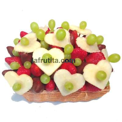 Cestas de frutas y Chocolate - Fruteros Delivery - Cod:QFP06