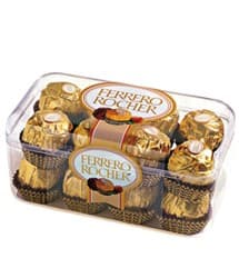 Chocolates Ferrero Rocher x 16 unidades | Chocolate Ferrero Rocher - Cod:DJK14