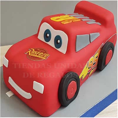 Envio de Regalos Torta Rayo Mcqueen 02 | Tortas de cars para cumpleaños | Tortas Pixar - Whatsapp: 980660044