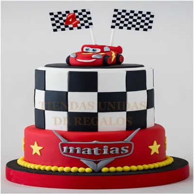 Envio de Regalos Torta Cars 08 | Tortas de cars para cumpleaños | Tortas Pixar - Whatsapp: 980660044