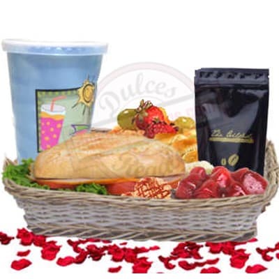 Desayunos a Domicilio | Desayunos Romanticos a domicilio | Lonche Gourmet - Cod:ENC14