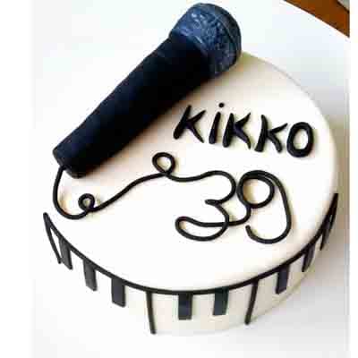 Torta cantante | Tarta para un cantante | Diseños de torta de cumpleaños - Whatsapp: 980660044