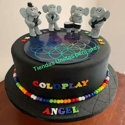 Envio de Regalos Torta Coldplay | Torta Music of the Spheres | Coldplay Cake - Whatsapp: 980660044