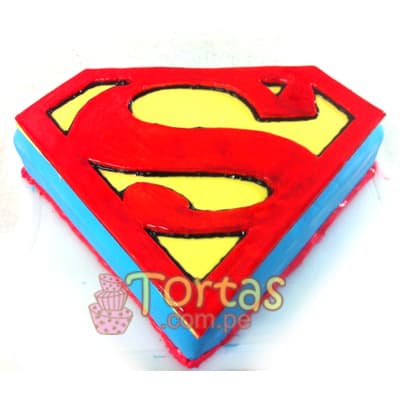 Pastel de Superman | Tortas de Superman - Cod:SPN05