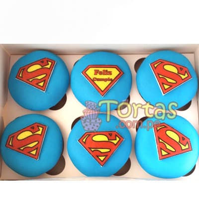 Cupcakes de Superman - Whatsapp: 980660044