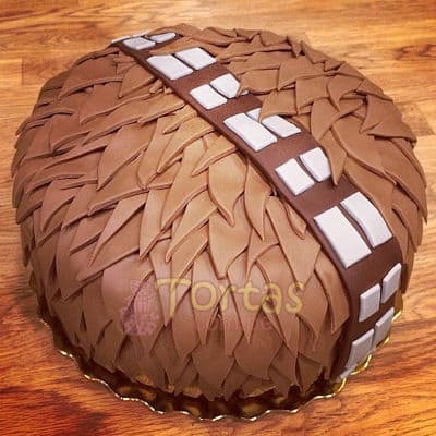 Torta de Chubaca Chewbacca | Tortas Stars Wars - Whatsapp: 980660044