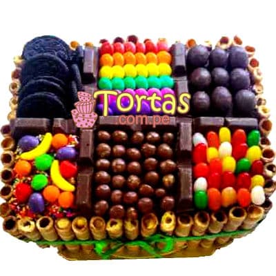 Torta Golosina | Torta De Golosinas | Candy Cake - Whatsapp: 980660044