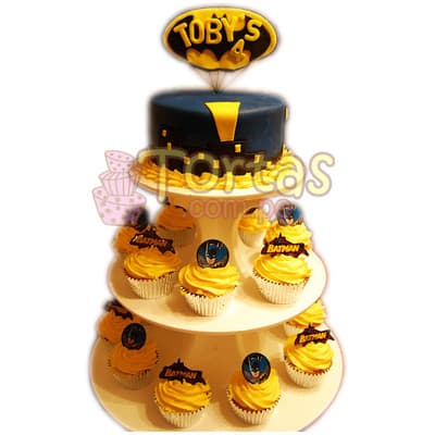 Torta deluxe Batman 04 | Amazing batman cake | Pasteles de batman | Tortas batman - Cod:TBA04