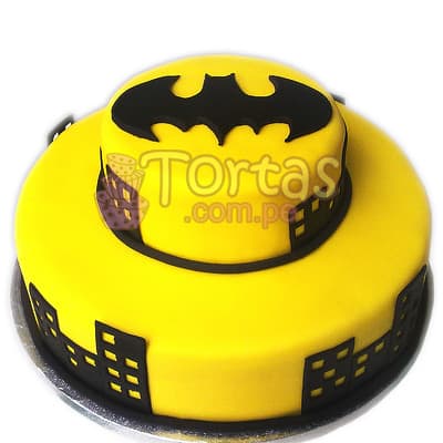 Torta de dos pisos Batman 05 | Amazing batman cake | Pasteles de batman | Tortas batman 