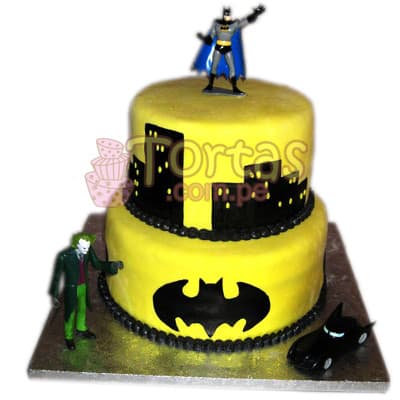 Torta Batman 08 | Amazing batman cake | Pasteles de batman | Tortas batman - Cod:TBA08
