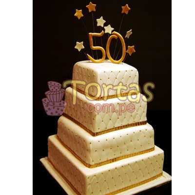 Torta Celebracion | Tortas Bodas De Oro - Whatsapp: 980660044
