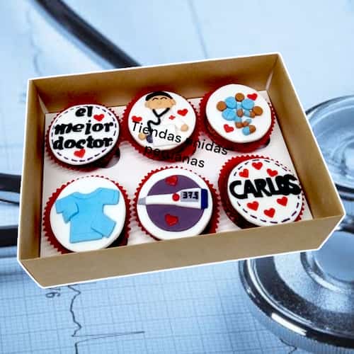 Envio de Regalos Cupcakes para Doctor - Whatsapp: 980660044