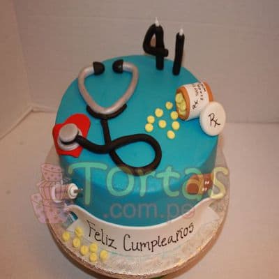Torta de Doctor | Torta para medico | Tortas |  Pastel de doctor - Cod:TDC03