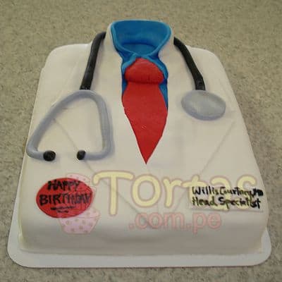 Torta de Medico | Torta para medico | Tortas |  Pastel de doctor - Cod:TDC06